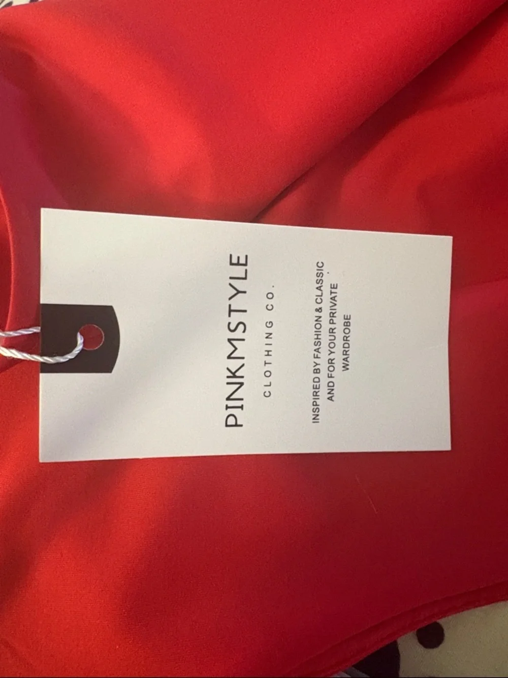 NWT-2XL Pink M Style Co. Thong Classic Red Scoop-Back Super Soft BodySuit